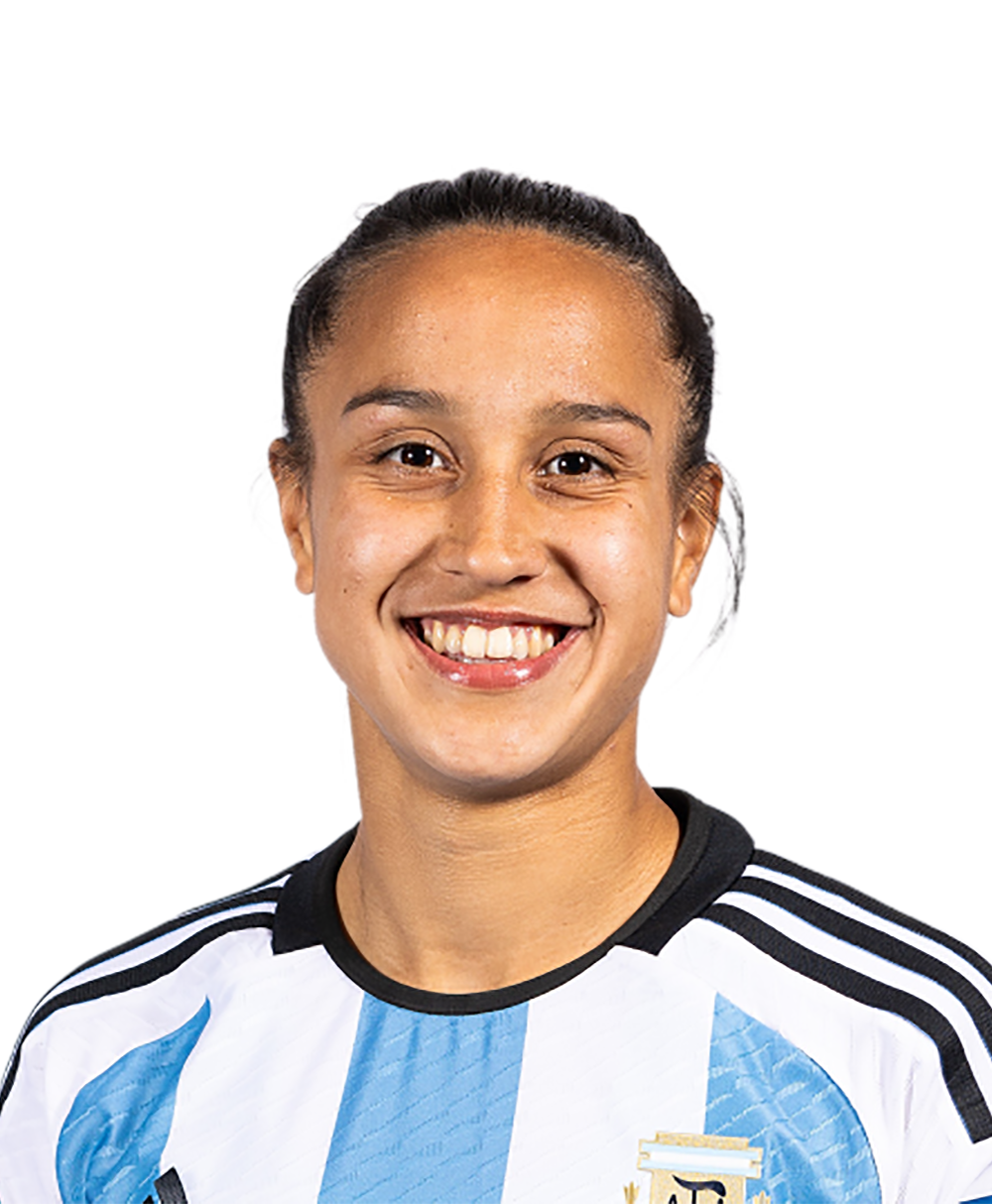 Dalila Ippolito of Argentina poses during the official FIFA