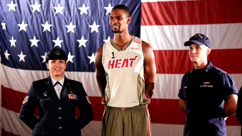miami heat military jersey