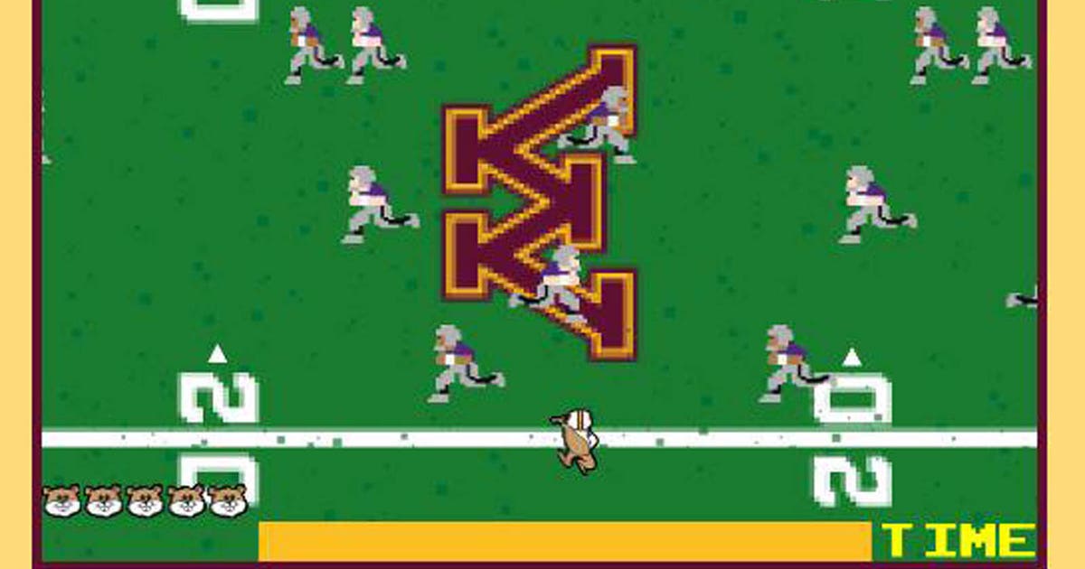 Gophers game puts arcade skills to work helping Goldy score TDs FOX