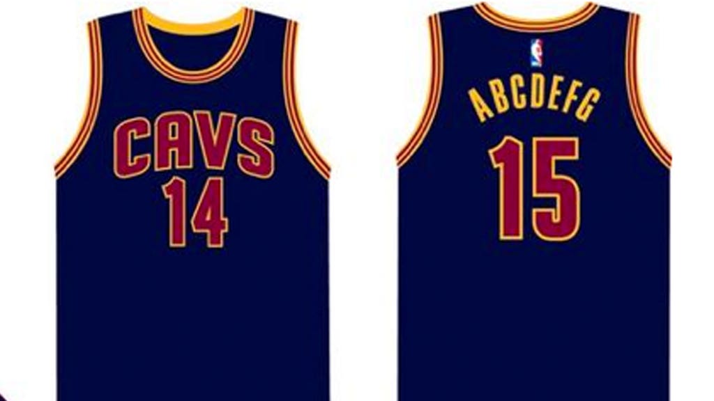 navy blue cavs jersey