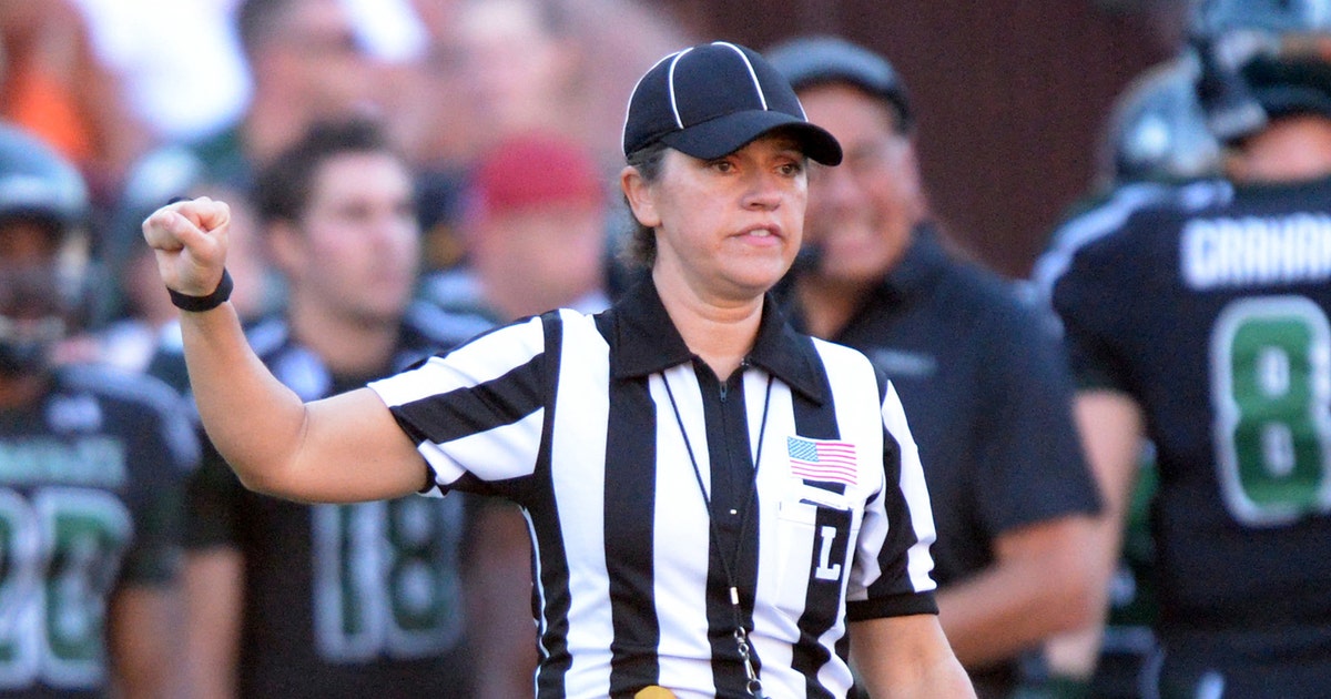 Big 12 assigns first female football official to KU's season opener ...