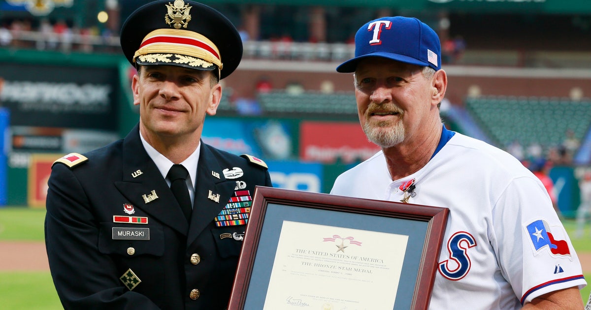 Texas Rangers Jones Honored In Bronze Star Ceremony | FOX Sports