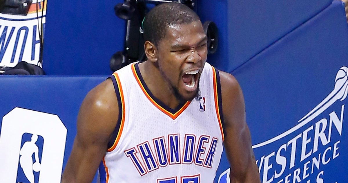 Kevin Durant swats little kid's shot, crushes dreams | FOX ...