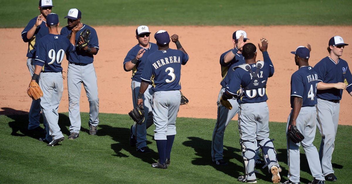 Brewers belt five home runs in victory FOX Sports