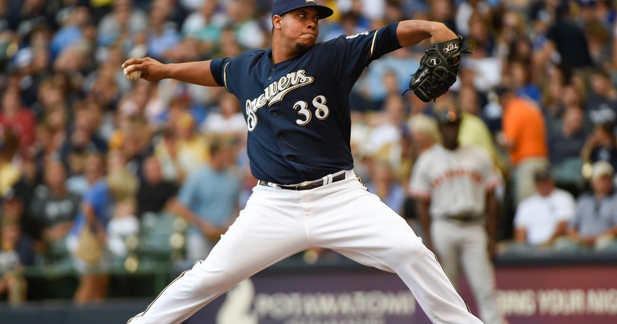 Brewers' Peralta first pitcher to reach 14 wins this season FOX Sports