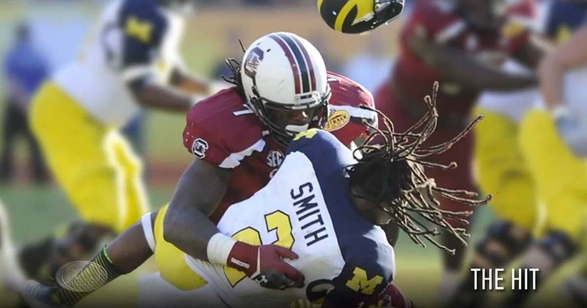 Michigan Mom Asks Son: Sure Clowney Hit Wasn't Your Fault? | FOX Sports