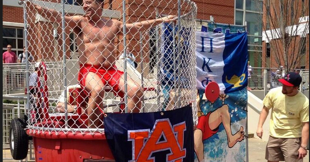 Heres A Shirtless Bruce Pearl In A Dunk Tank Fox Sports 
