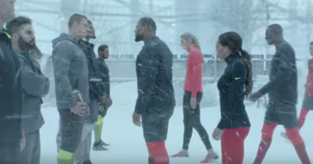 snow day nike commercial