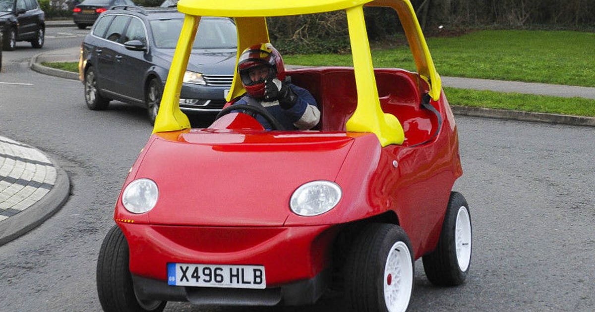 Road-going adult size 'Cozy Coupe' for sale on eBay | FOX Sports