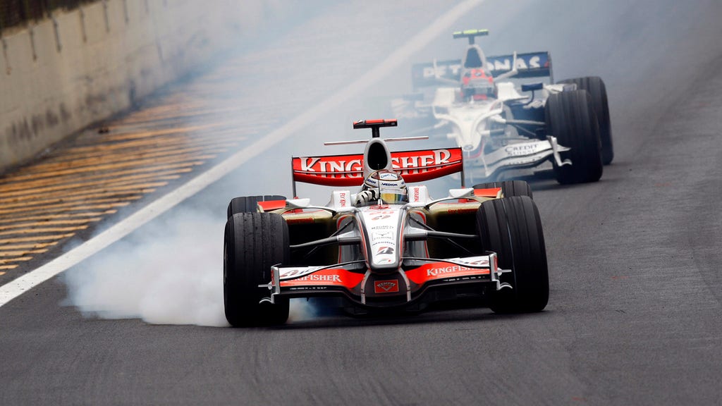 Hamilton S First Championship Relive The 2008 Brazilian Gp In Photos Fox Sports