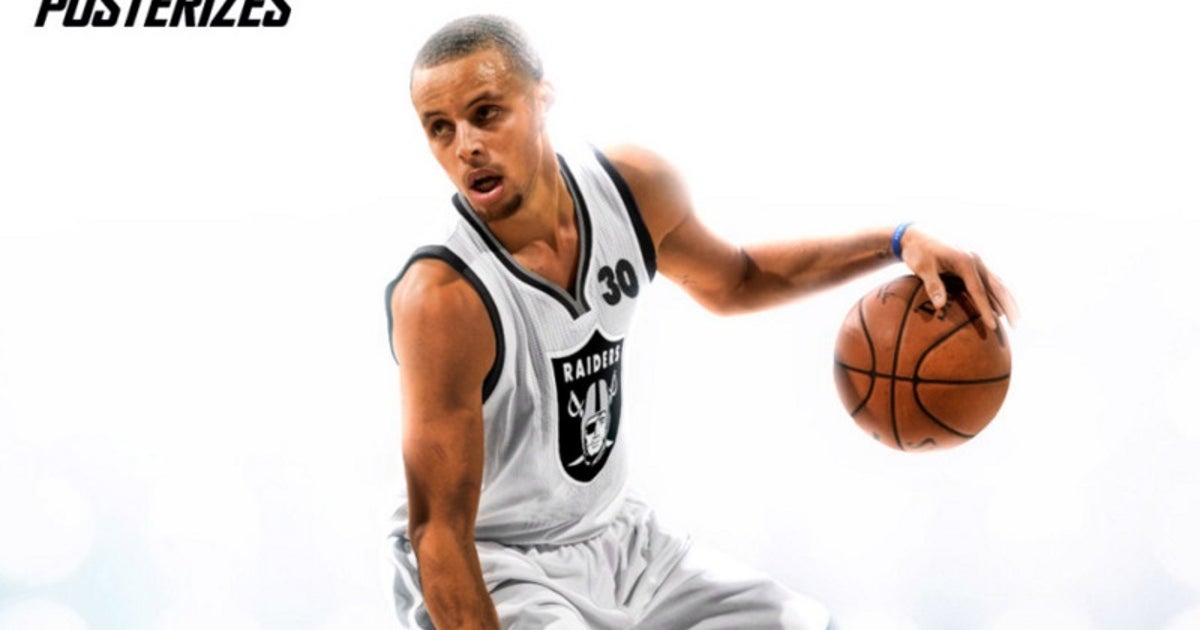 steph curry raiders jersey