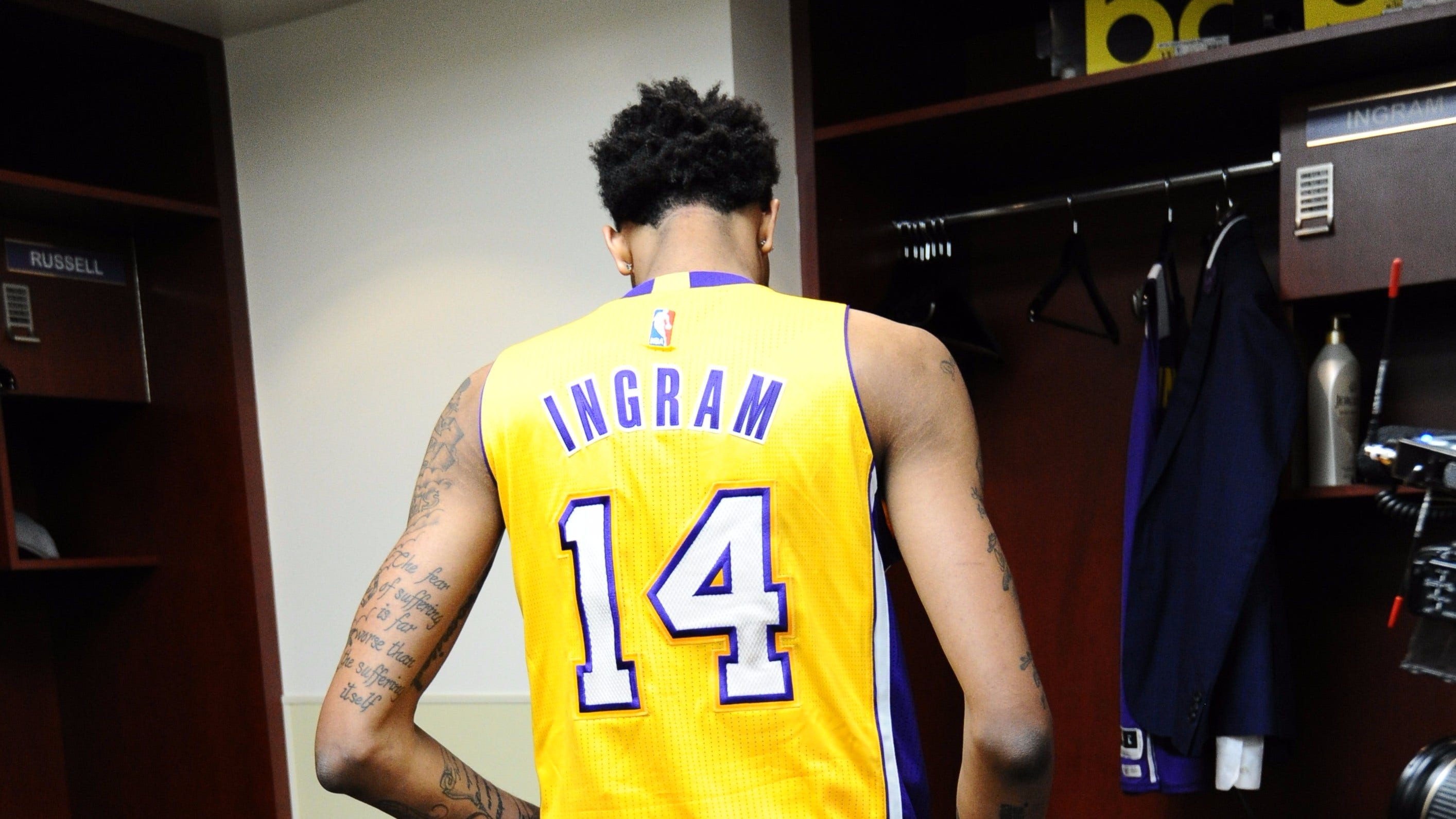 brandon ingram in lakers jersey