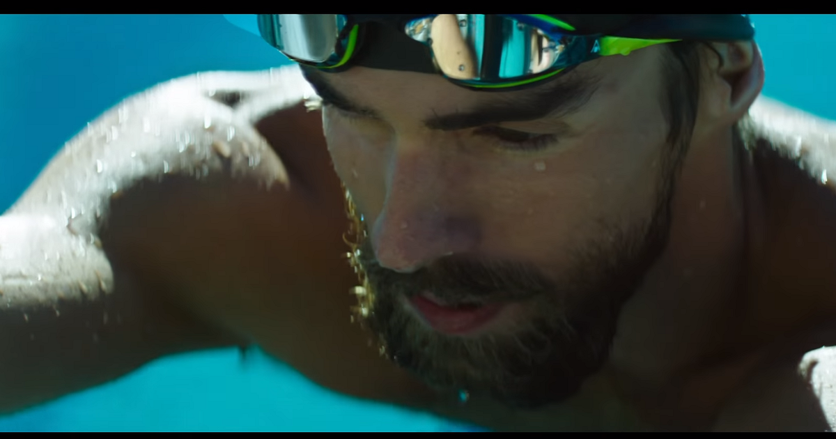 Michael Phelps reduced to tears watching his new Under Armour