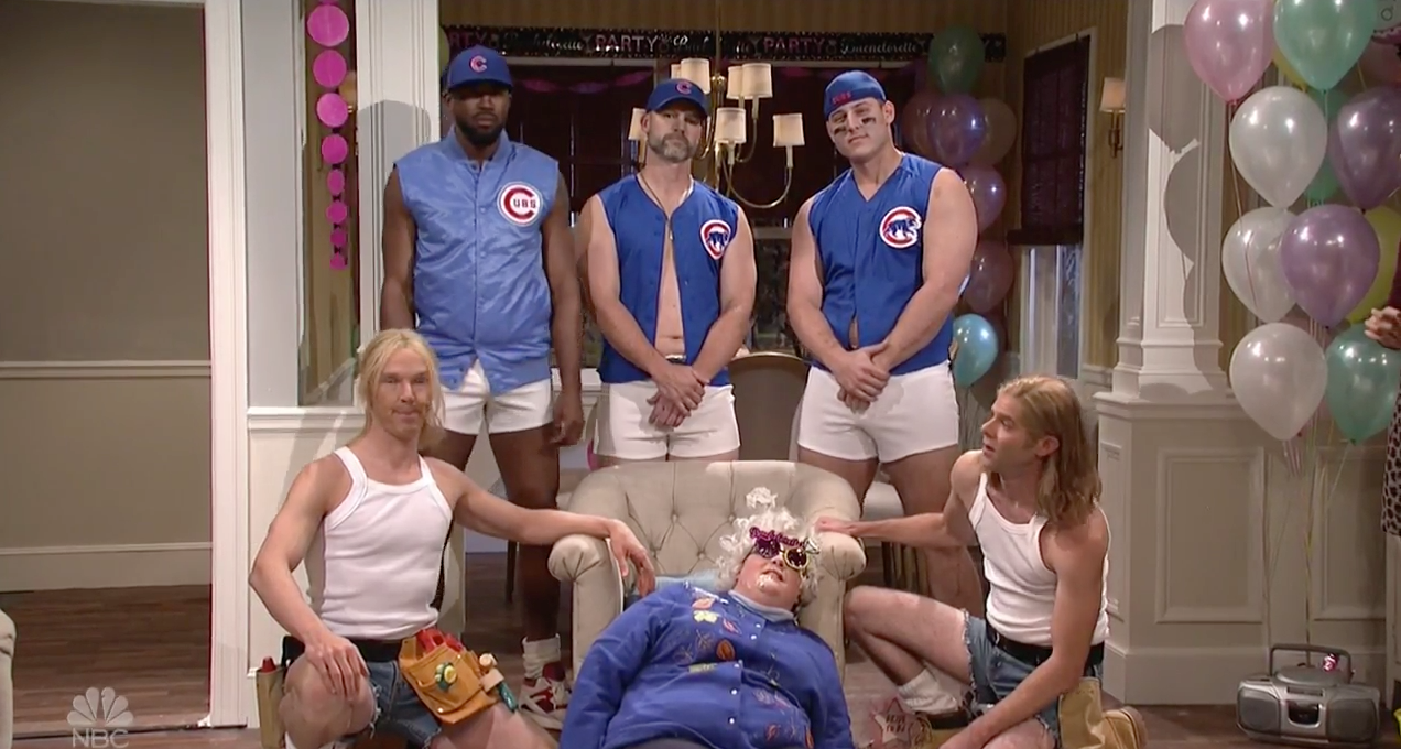 David Ross Anthony Rizzo And Dexter Fowler Make Snl Appearance Fox Sports,Non Woven Bag Printing Machine Price List