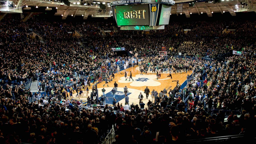 College Basketball Fans Storm Court After Wins Fox Sports