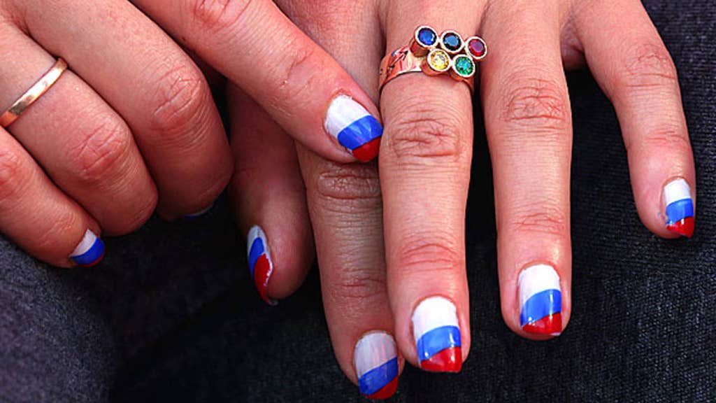 Olympians Nationalistic Nail Polish Fox Sports