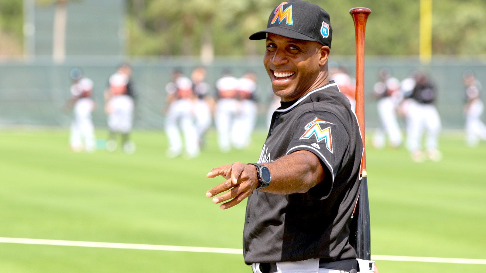 barry bonds miami marlins jersey