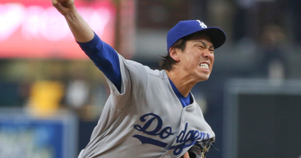 Dodgers' Japanese rookie pitcher homers, Padres' scoreless start