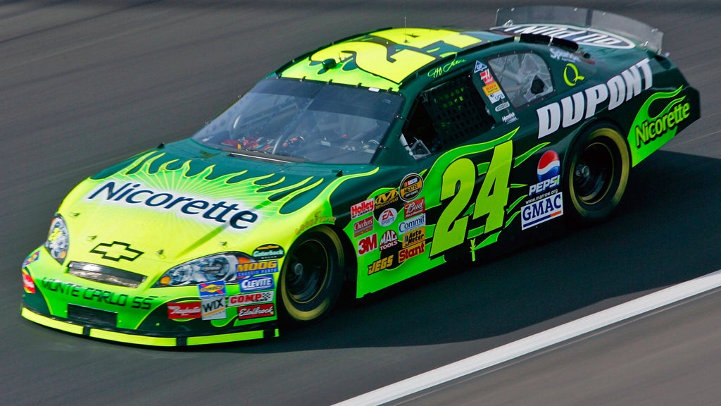End Of The Rainbow Jeff Gordon S Paint Schemes Throughout The Years Fox Sports