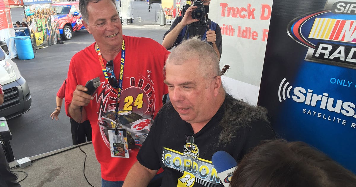 jeff gordon shaved jeff gordon shaved