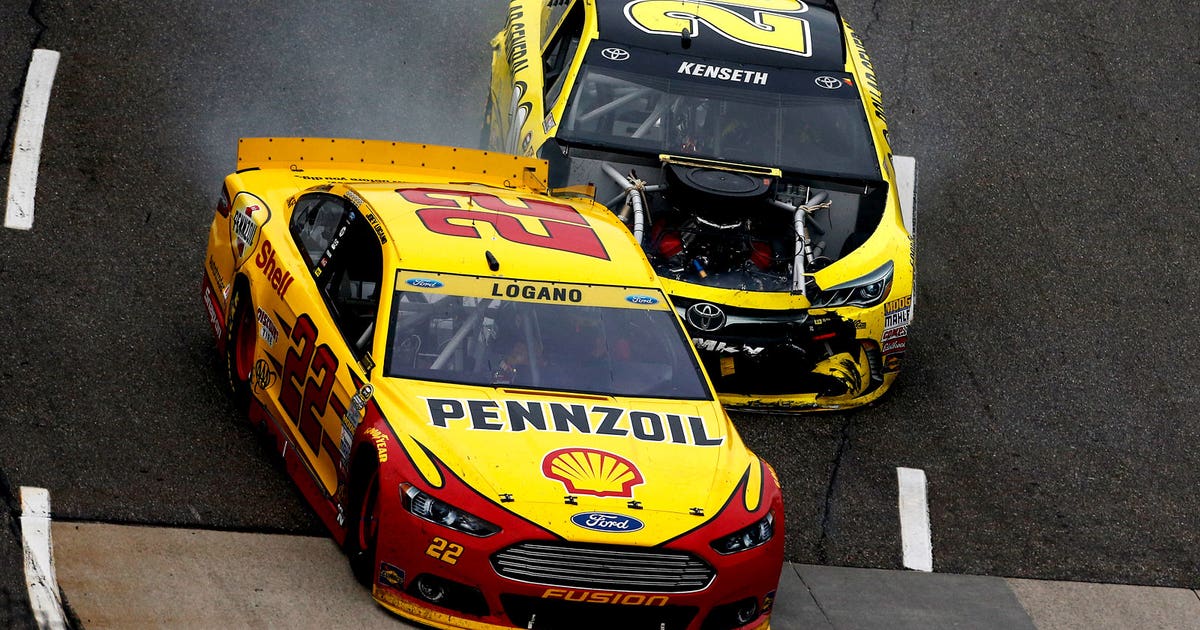 Mad Matt: Kenseth exacts revenge by wrecking leader Joey ...