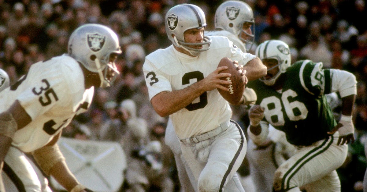 Joe Namath, New York Jets benefited from a backward pass recovery in 1968 AFL