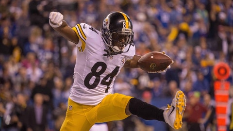Wide receiver: Antonio Brown, Steelers ($17,000,000)