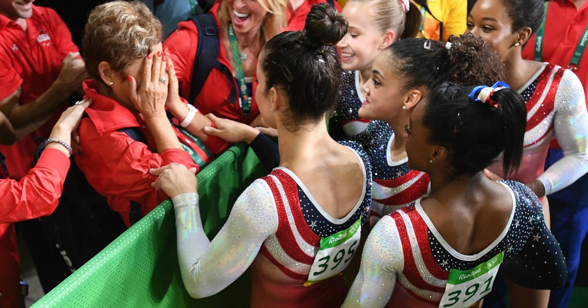 The moment the 'Final Five' told Marta Karolyi the team was named in