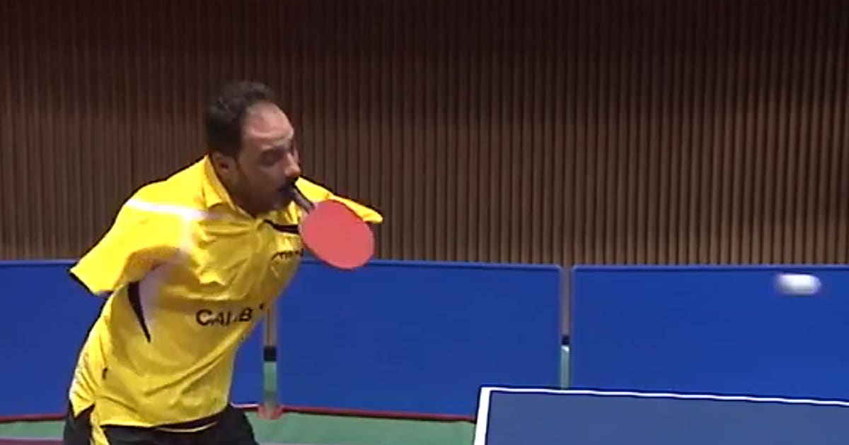 Having no arms doesn't stop table tennis ace FOX Sports