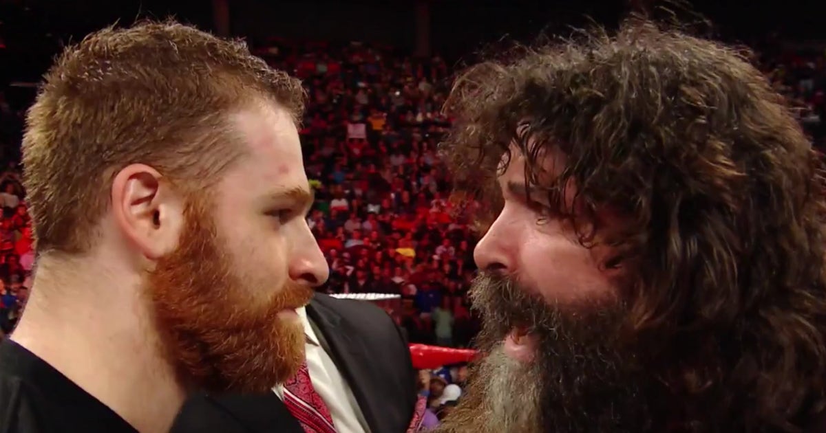 Mick Foley's teeth came flying out during a Monday Night Raw promo ...